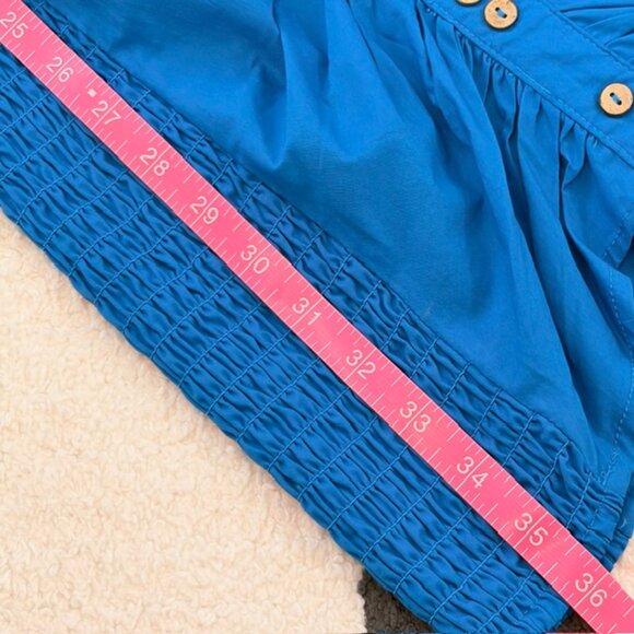 NWT $128 Free People Womens XS Bali Babe Blue Halter Bodycon Smocked Sexy Dress - Picture 13 of 13